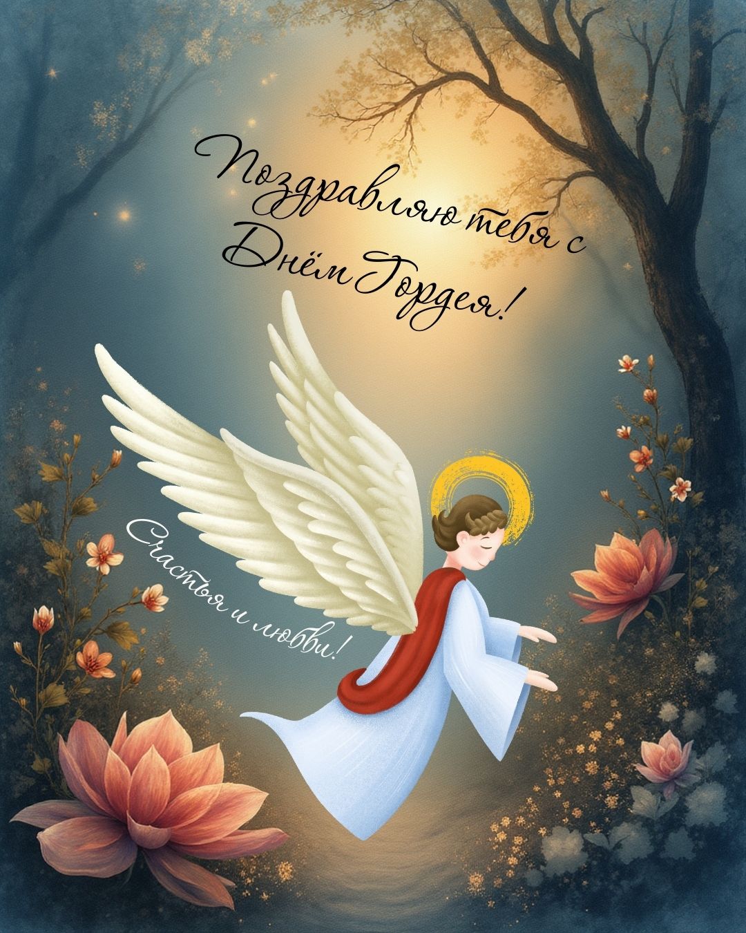 Открытка с днем Гордея с пожеланиями